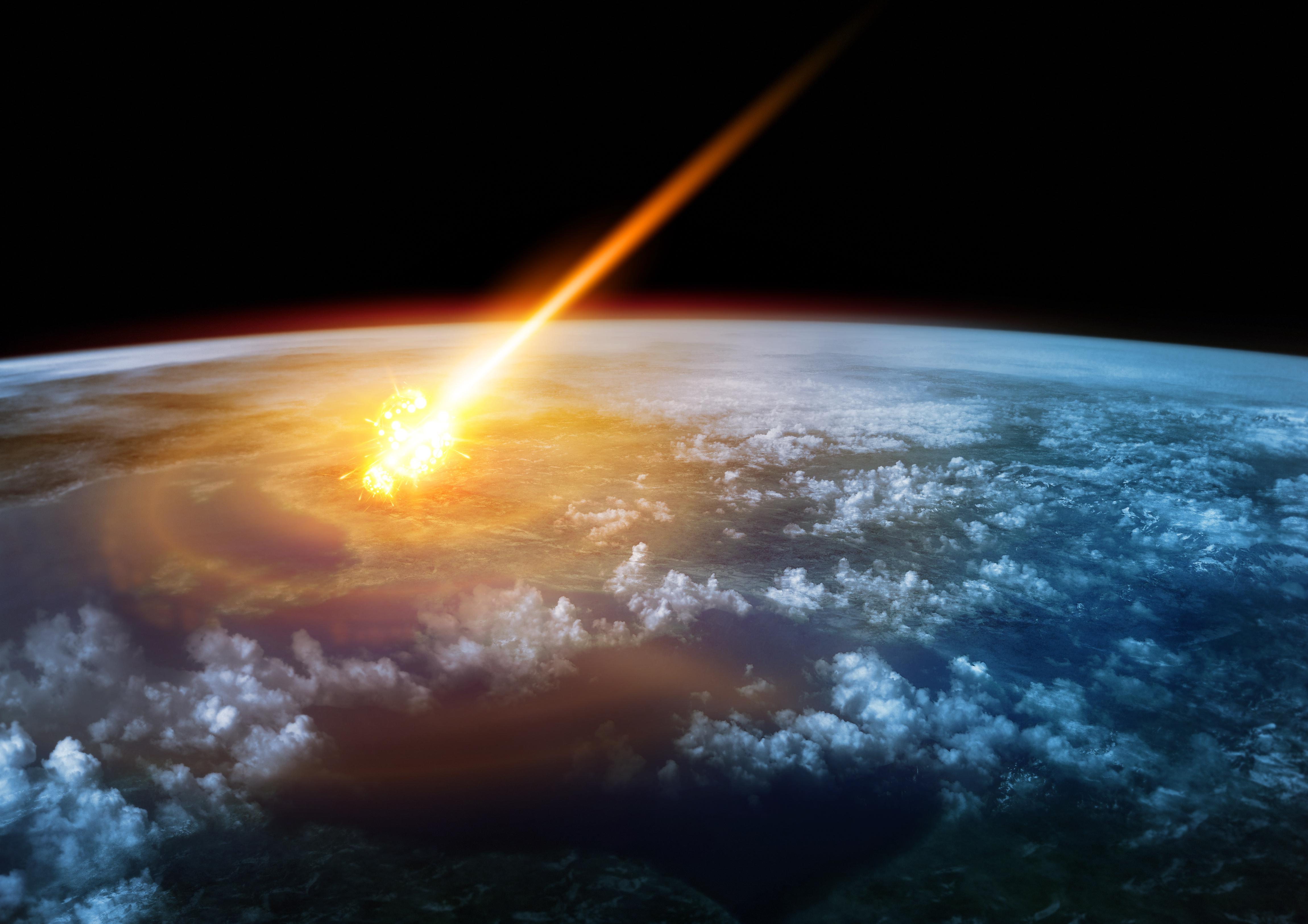 comet collide with earth