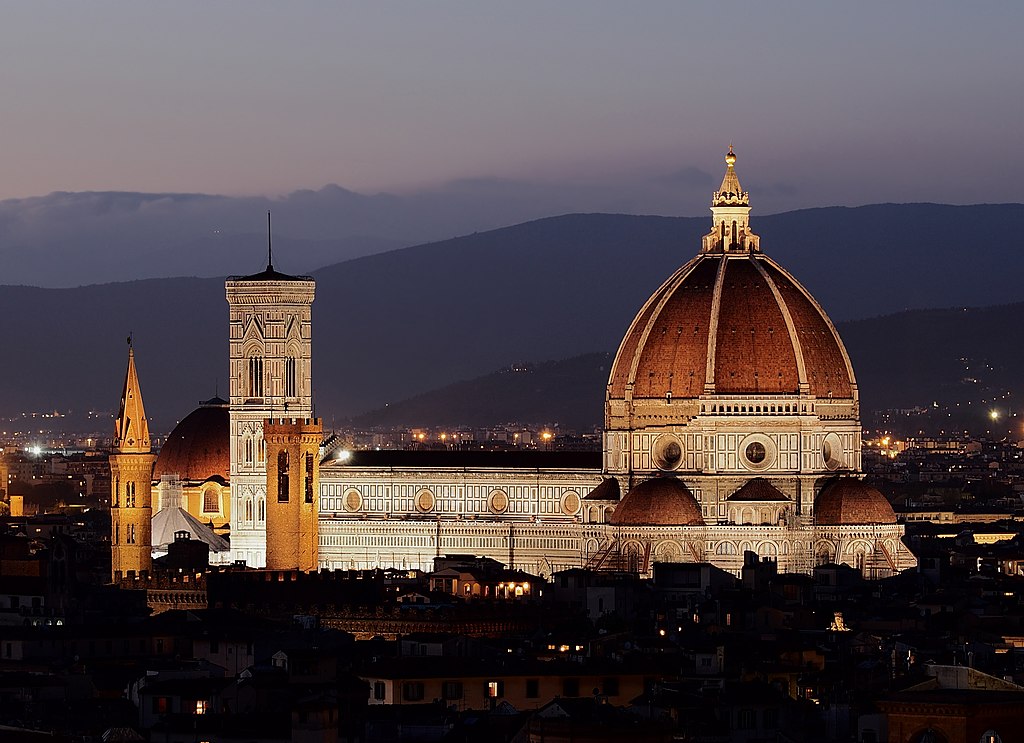 David was originally meant to stand on top of the Florence Cathedral
