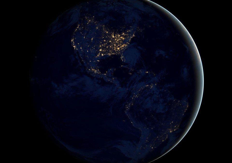 nasa earth at night