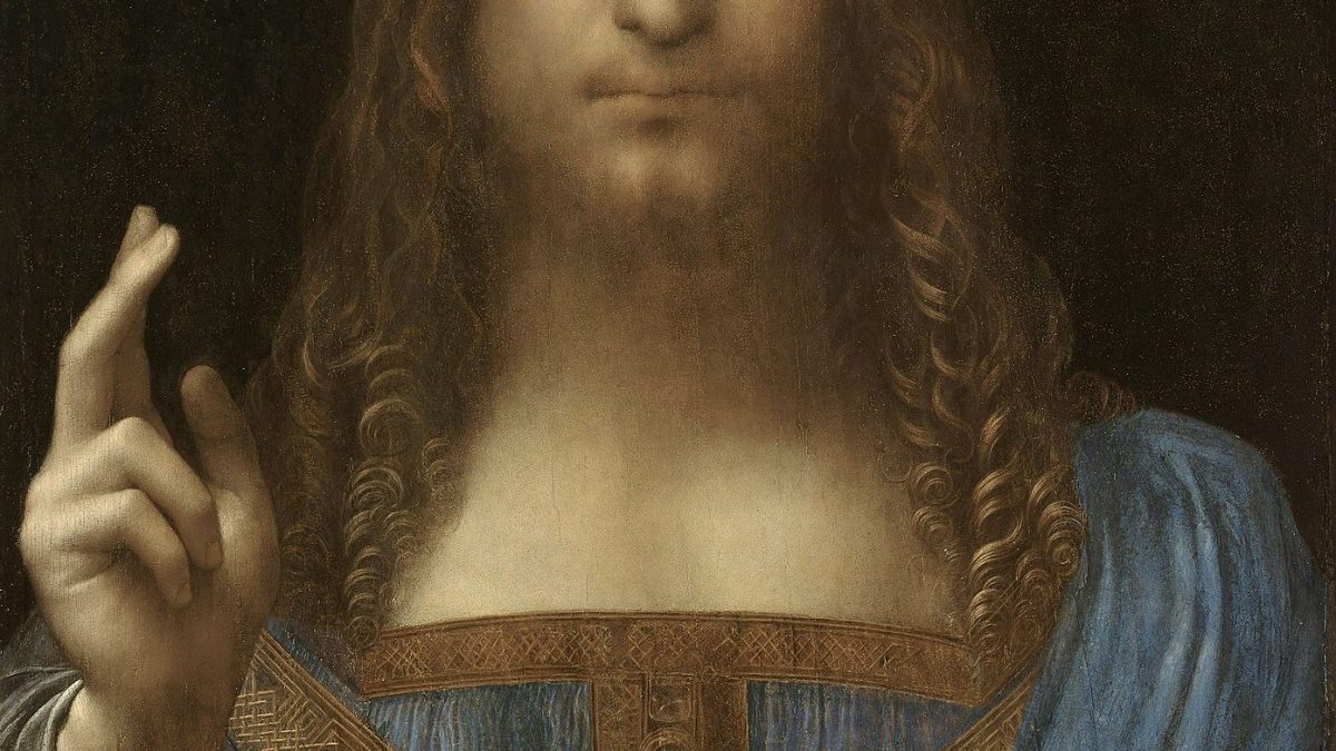 Salvator Mundi detail
