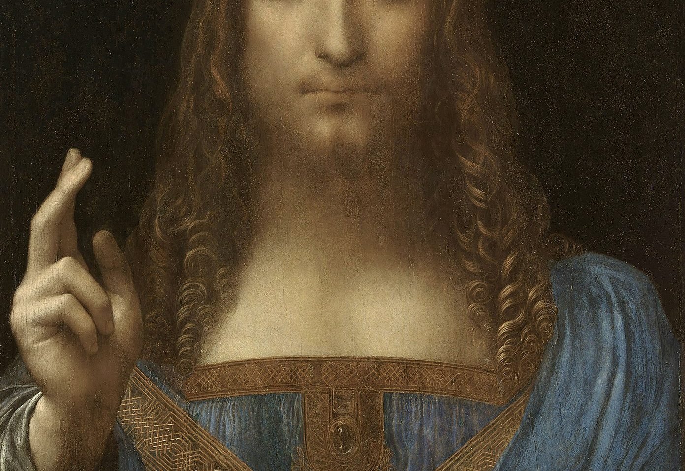 Salvator Mundi detail