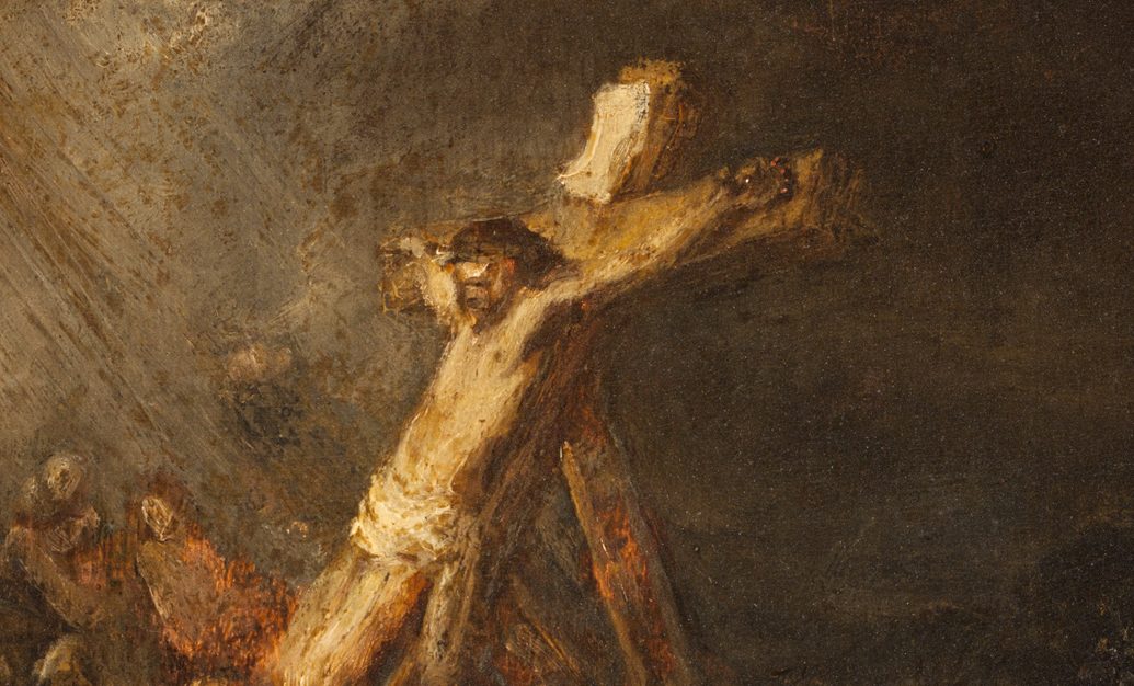Rembrandt Raising of the Cross sketch