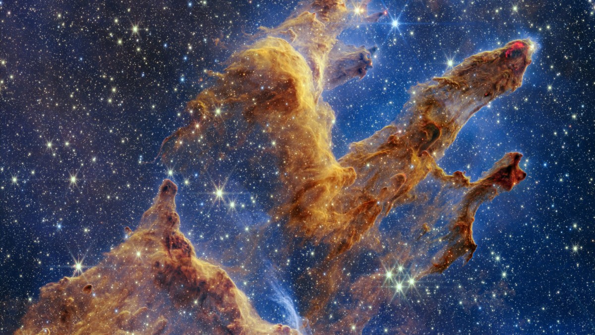 pillars of creation, james webb telescope