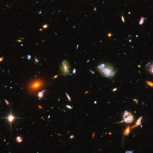 JWST deep field vs hubble