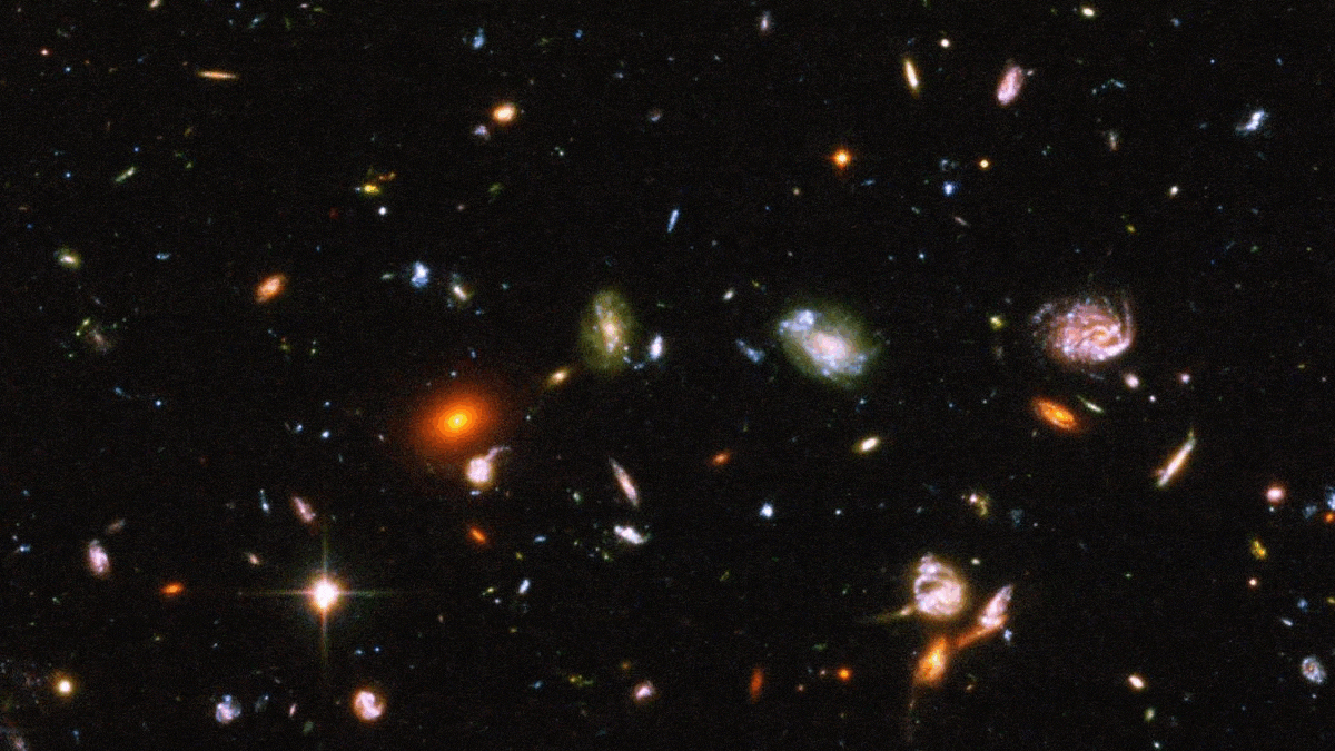 JWST deep field vs hubble