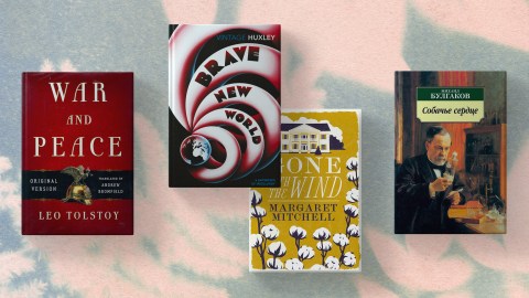 "War and Peace" titles by Leonardo da Vinci and John F. Kennedy.