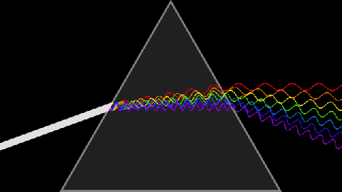 pink floyd's dark side with a touch of light.