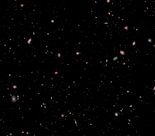 flight through universe CEERS JWST NASA