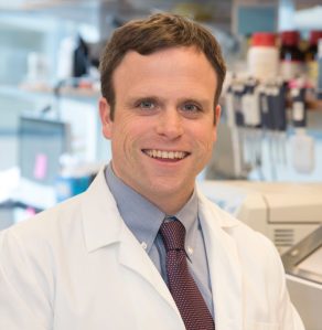 A man in a lab coat.