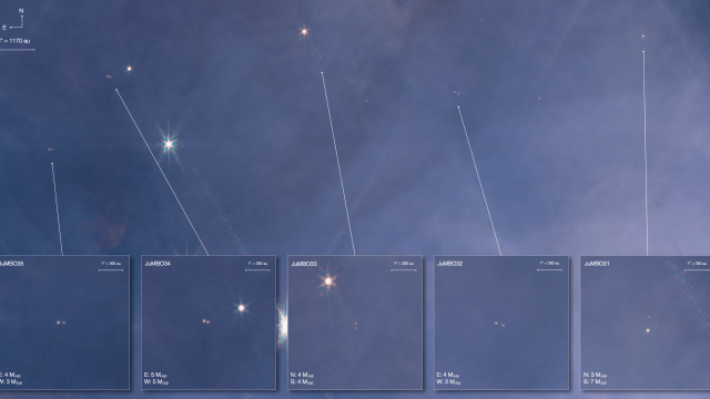 JuMBOs planet mass orion nebula JWST nircam