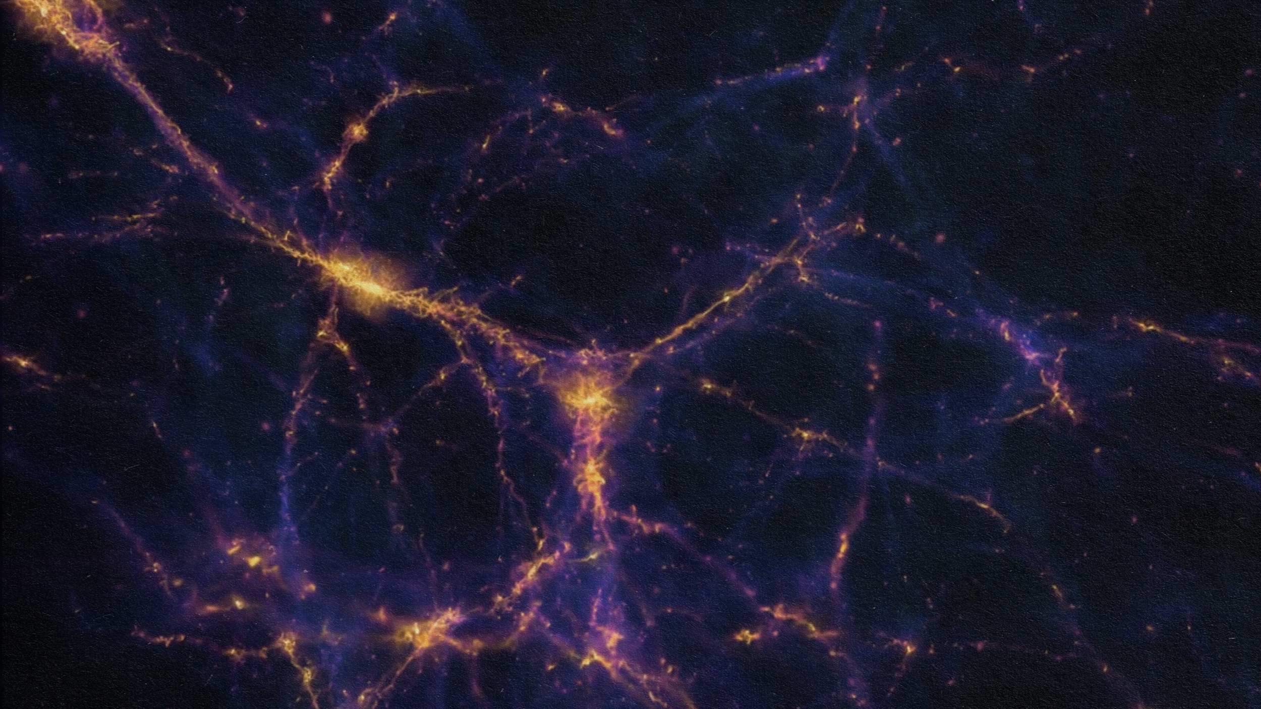 Nasa's finely-tuned image of a cluster of galaxies.