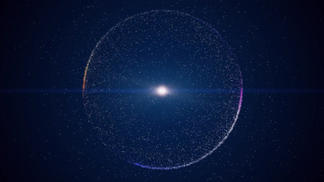 An image of a star in space.