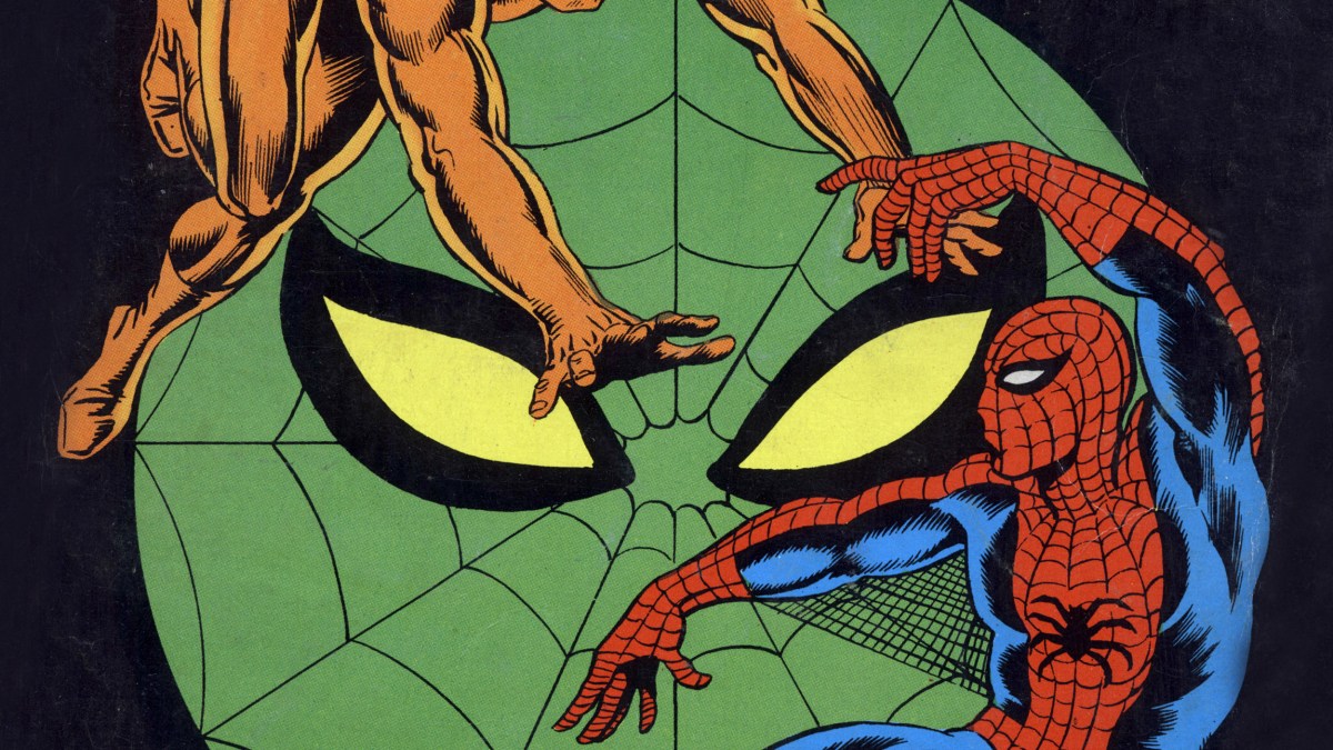 A Marvel Comics' comic book cover featuring Spider-Man and a spider.