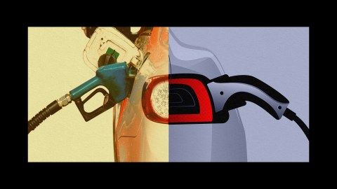 A picture of an electric vehicle charging station.