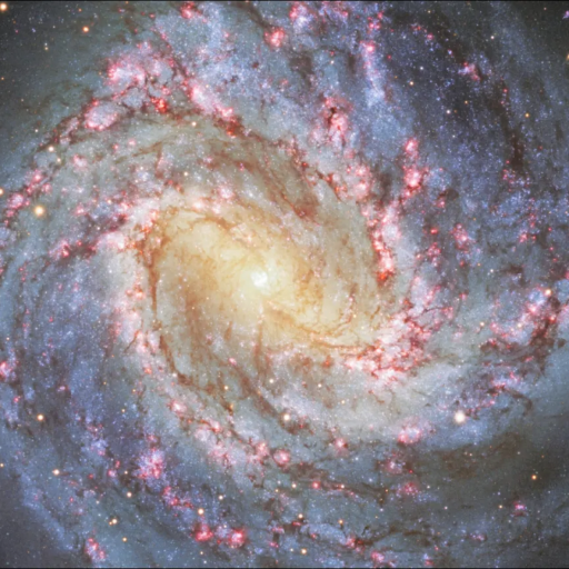 The Milky Way, a galaxy in space filled with stars, grew up.