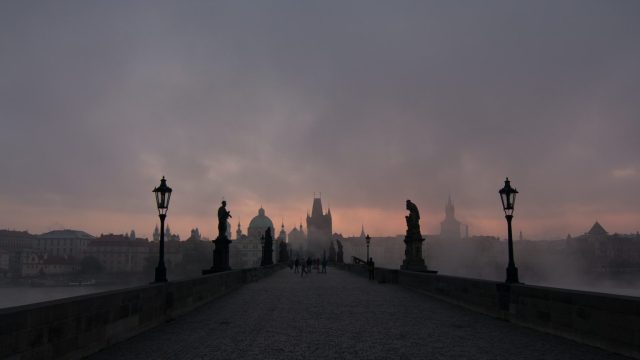 Charles bridge in prague, czech republic.