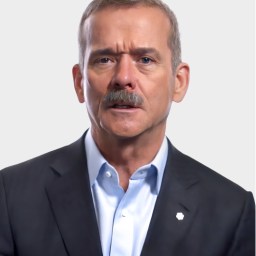 A middle-aged man with short hair and a mustache, wearing a dark blazer and light blue shirt, poses against a plain light background.
